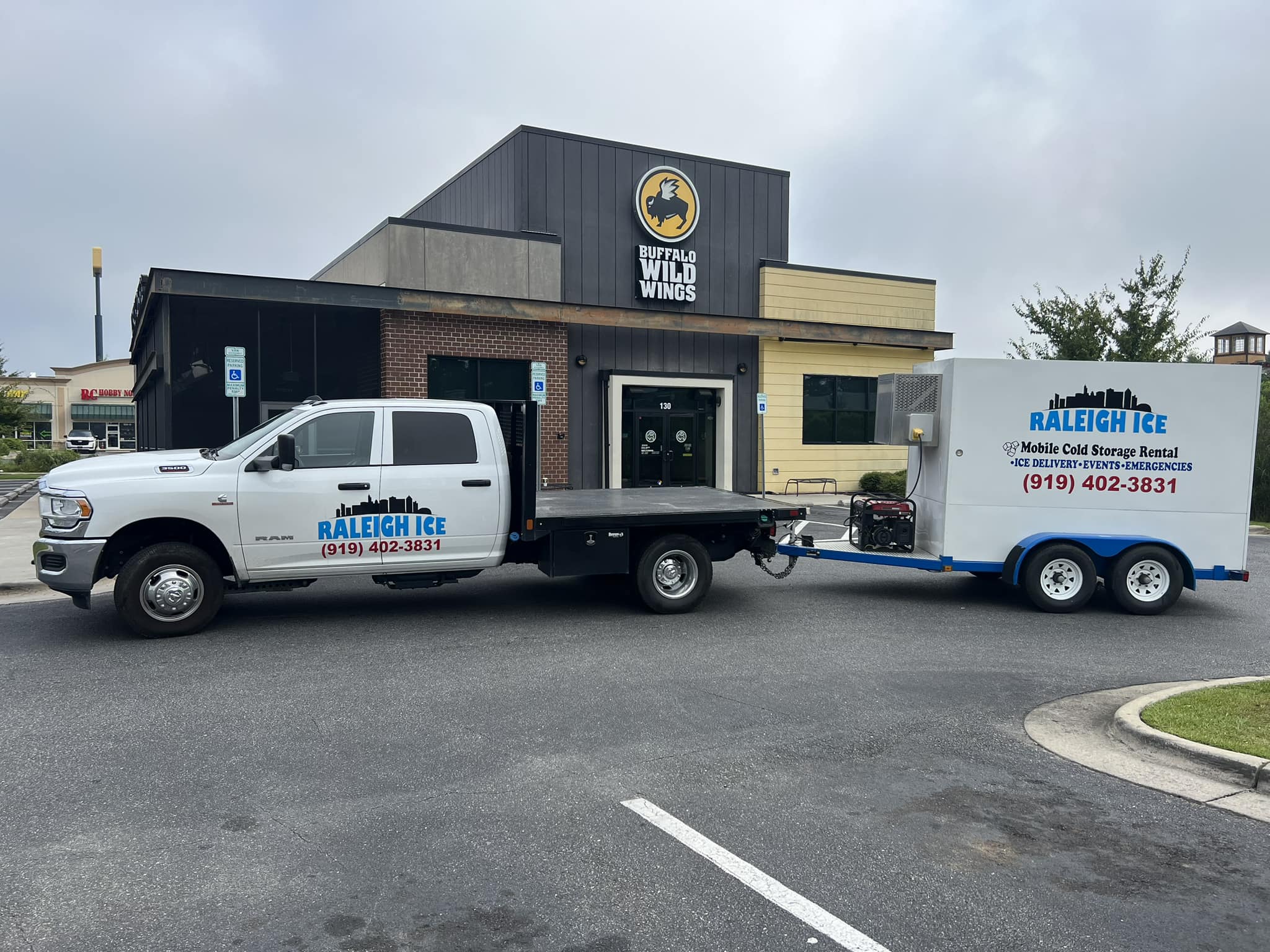 Raleigh Ice Truck and Trailer